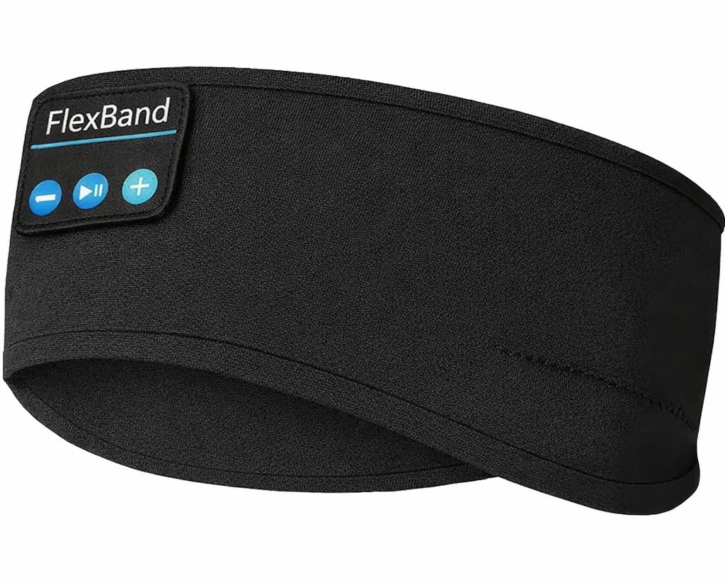 Opaska na głowę FlexBand z wbudowanymi słuchawkami i mikrofonem Bluetooth